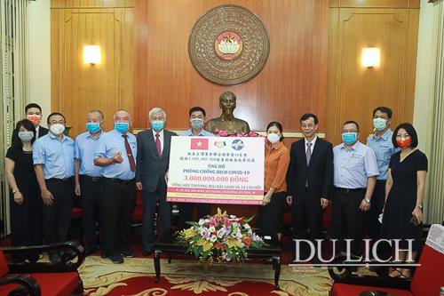 Doanh nhân Đài Loan tại Việt Nam ủng hộ 3 tỷ đồng phòng, chống dịch Covid-19