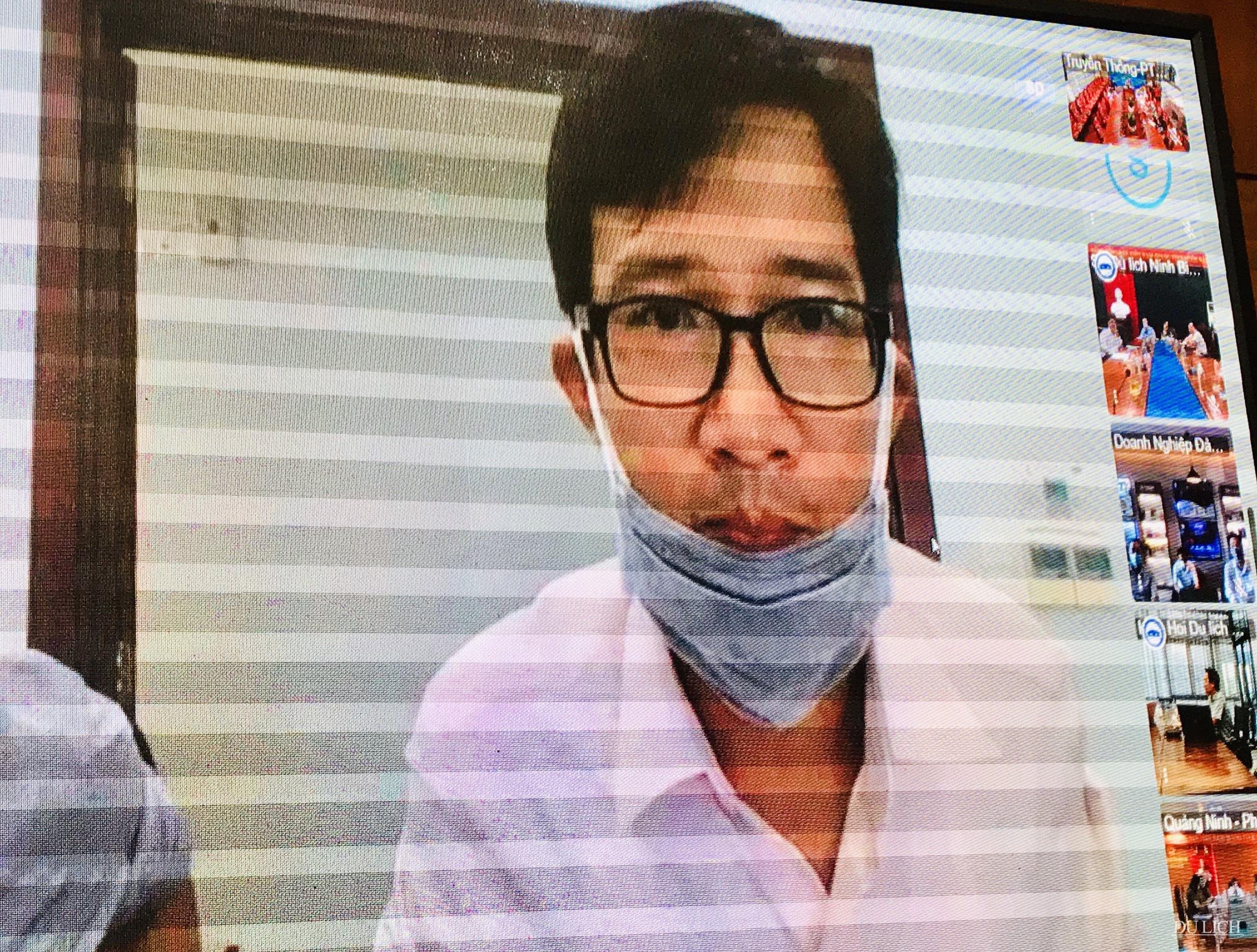 Ông Tán Văn Vương - Phó Giám đốc Sở Du lịch Đà Nẵng phát biểu