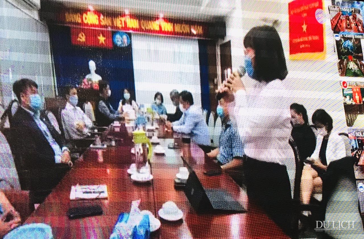 Bà Huỳnh Phan Phương Hòa, Phó TGĐ Vietravel đề xuất tại hội nghị